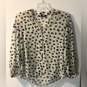 ✨ Zara Sheer Button Up Size XS